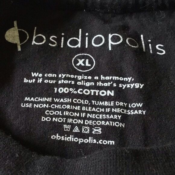 Obsidiopolis Art Deco Colorful Graphic Long Sleeve Shirt - Picture 5 of 5